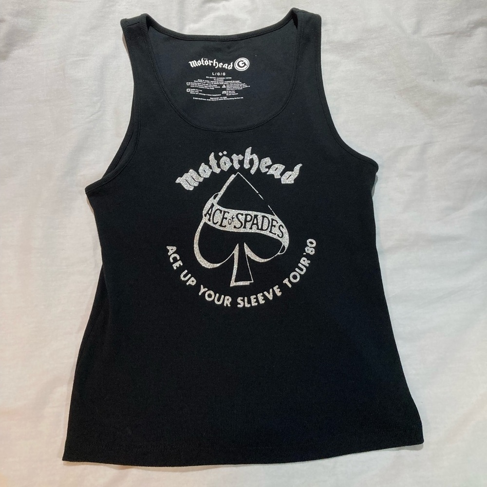 Motörhead Ribbed Tank Top, Women’s size large, (S) NWOT!